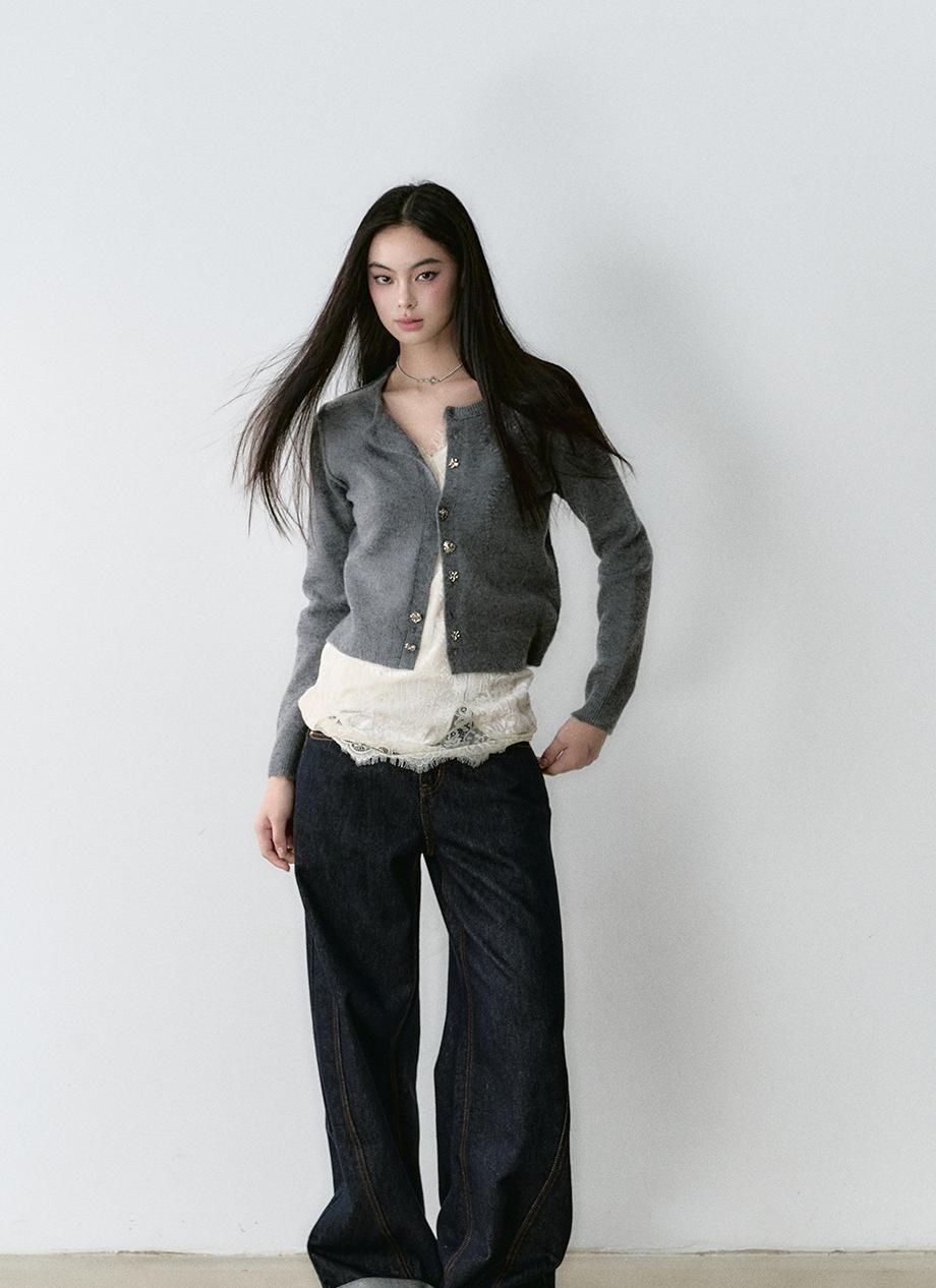 Structured Vintage-Dyed Jeans - CHINASQUAD