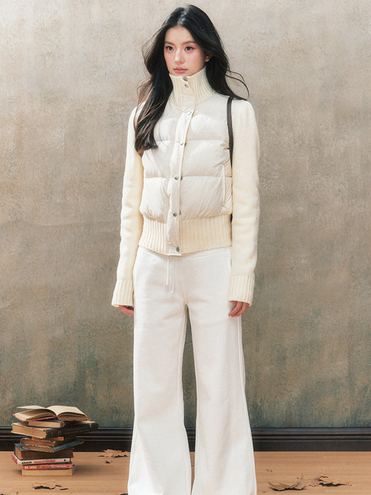 Knitted Down Short Jacket - CHINASQUAD