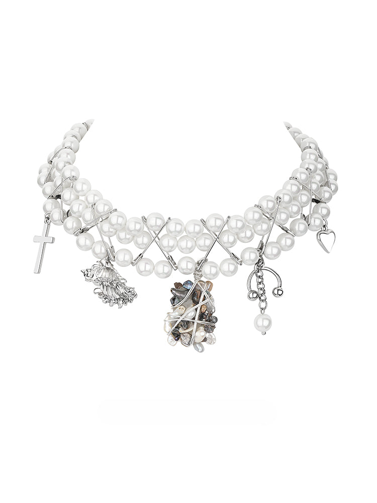 Spercial-shaped Baroque Pearl Collar - CHINASQUAD