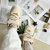 Off-white Chunky Casual Sneakers - CHINASQUAD