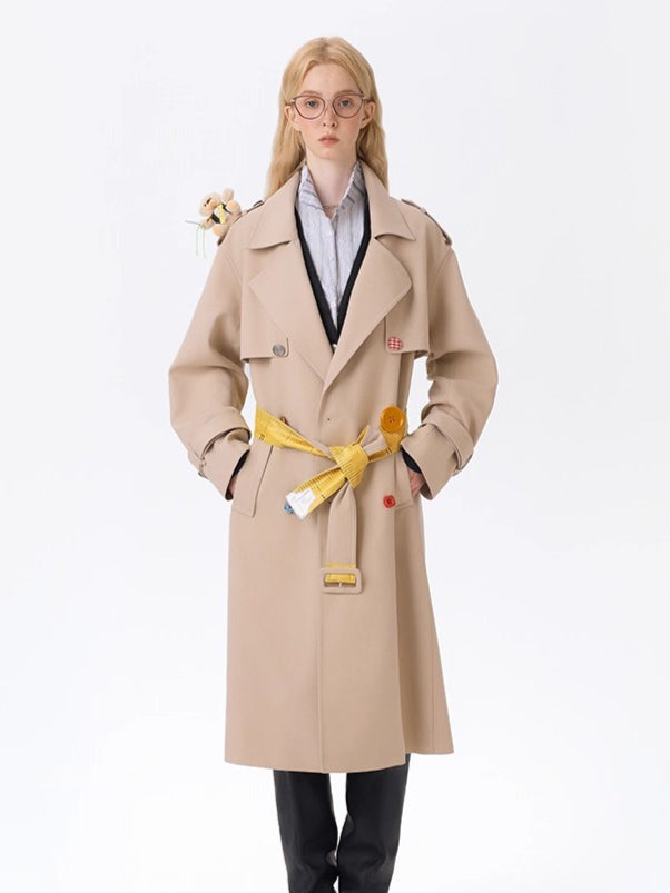Tailor Bear Long Trench Coat
