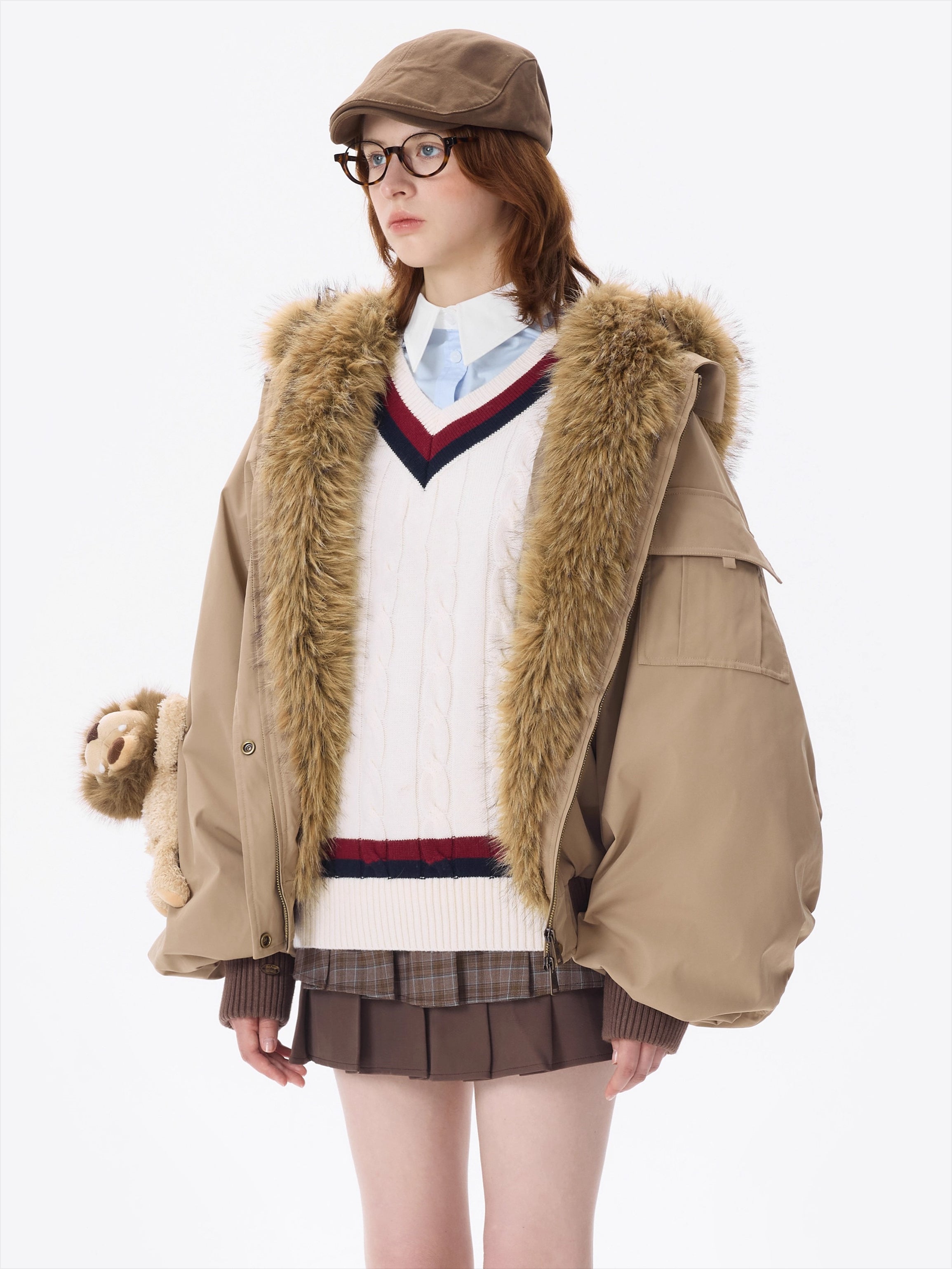 Luna Lovegood Lion Head Quilted Jacket