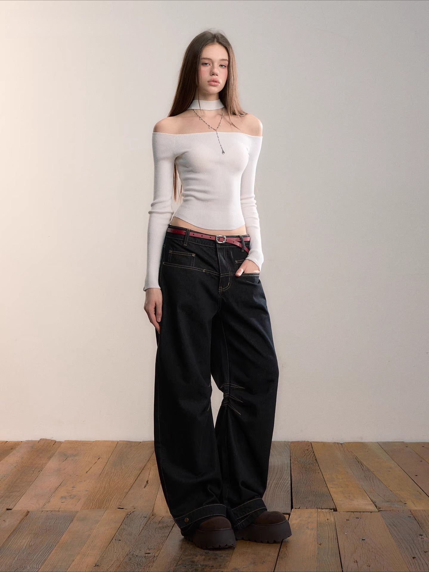 Original Vintage Straight-Leg Denim Pants