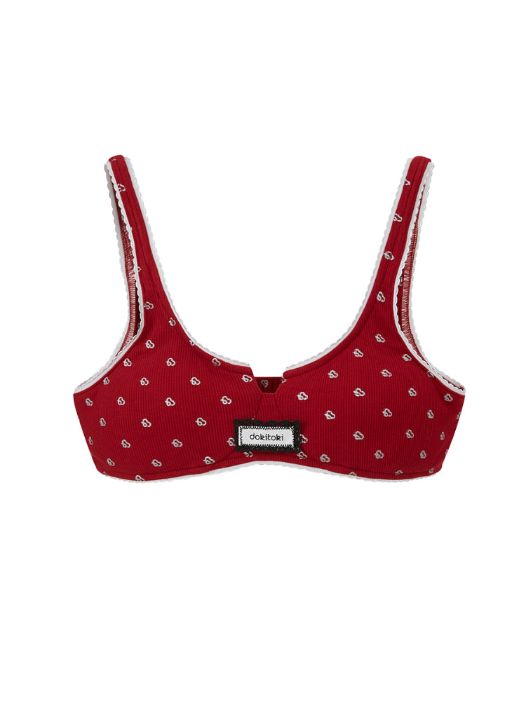 Silver-Logo Camisole Bra Innerwear