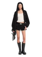 Cotton-feel Silhouette Zip-up Hoodie - CHINASQUAD