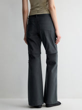 Two-in-One Removable Flared Casual Pants - CHINASQUAD