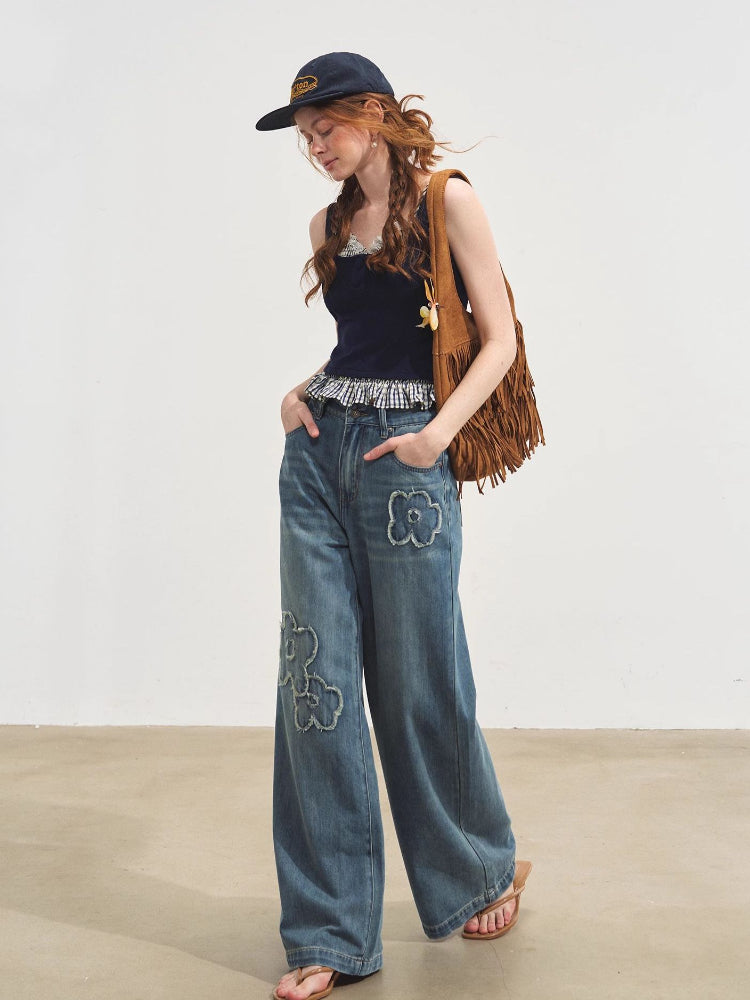 Plaid Halter Fake Two-Piece Inner Vest - CHINASQUAD