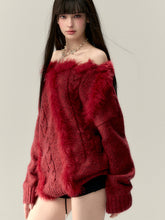 Asymmetric One-Shoulder Knit Sweater - CHINASQUAD