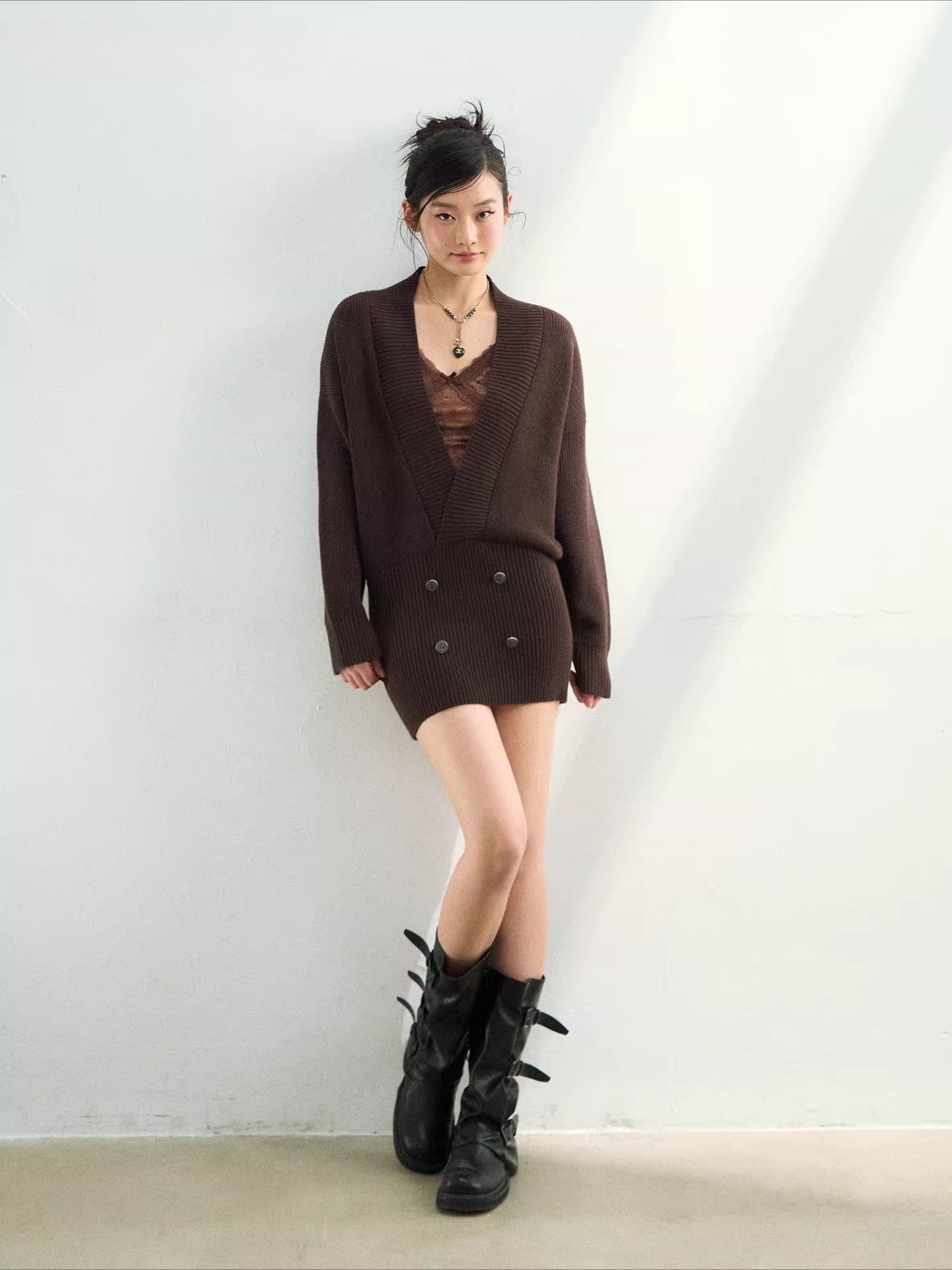 Heavyweight Knit Sweater Dress