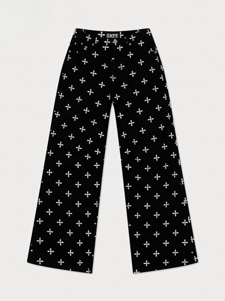 All-Over Print Tie-Dye Sports Paratrooper Pants - CHINASQUAD