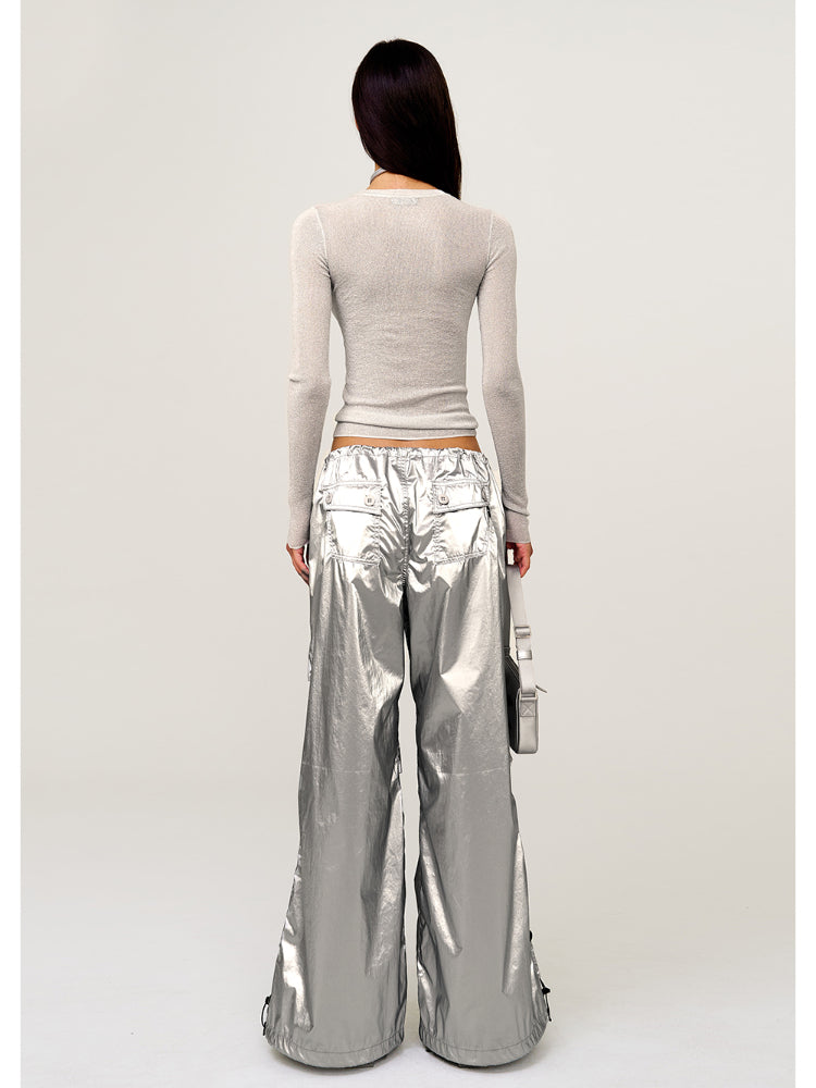 Waist-Cinching Slim Fit Thin Long - Sleeve Tunic