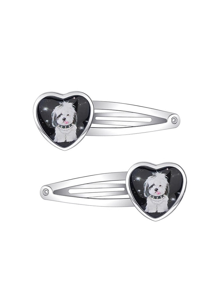 Cat &  Dog Heart Hair Clips - CHINASQUAD