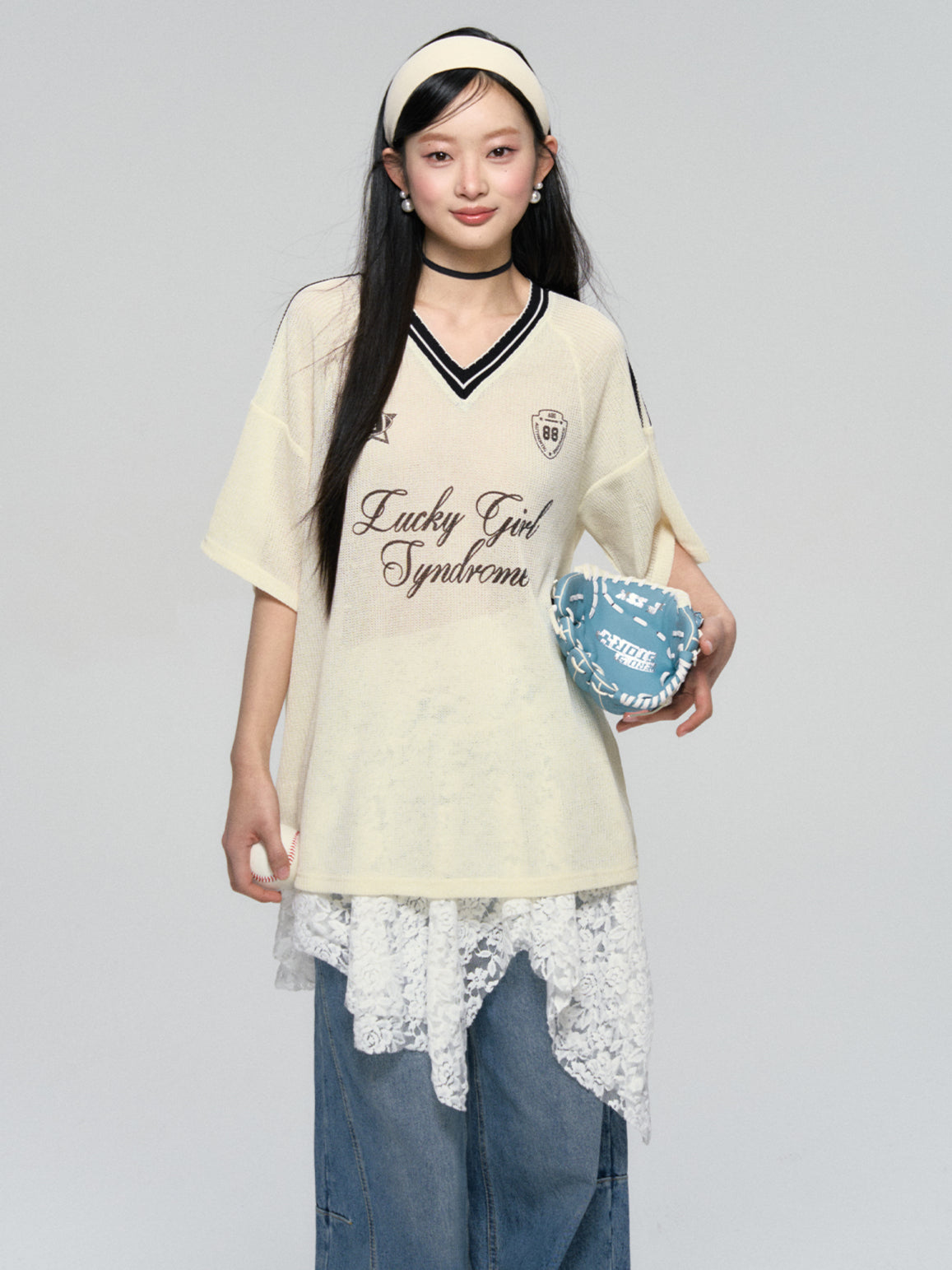 Textured Contrast Trim Sports T-shirt - CHINASQUAD