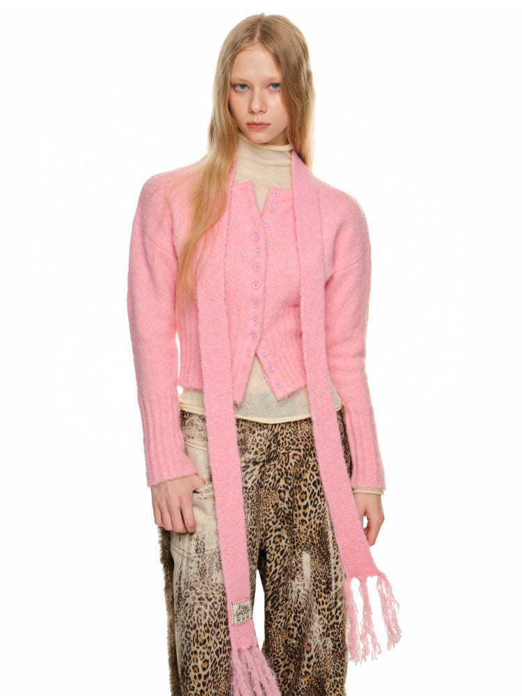 Ribbed Knit Cardigan - CHINASQUAD