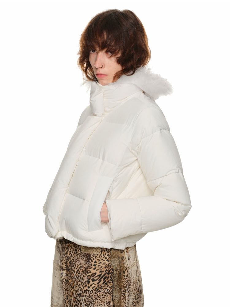 Short Down-Filled Goose Jacket - CHINASQUAD