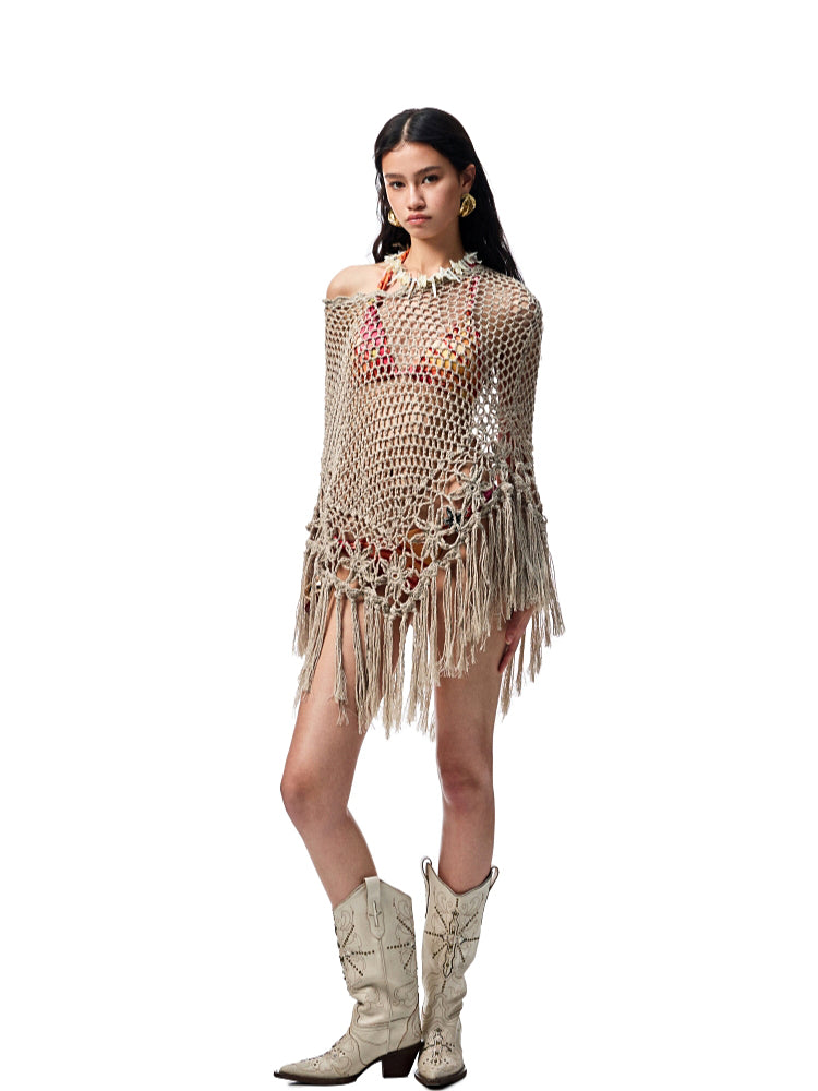 V-Mouth Pointed-Toe Leather Embroidered Denim Boots - CHINASQUAD