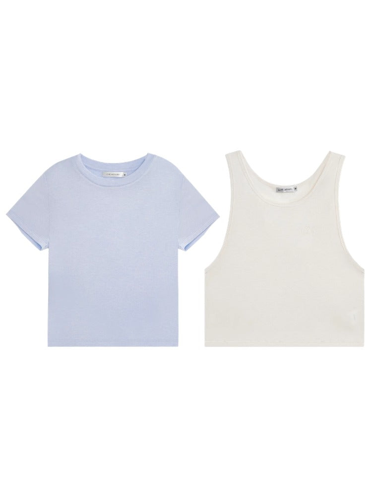 Round-neck Short-sleeve Vest - CHINASQUAD