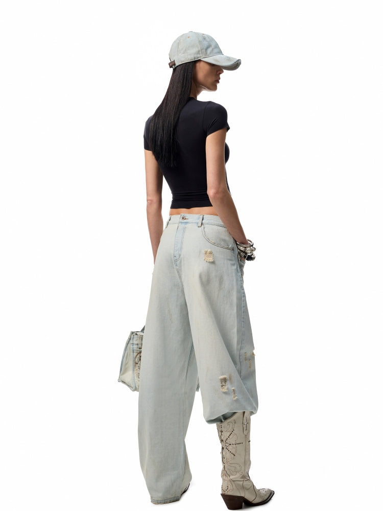 Basic Slim-Fit Solid-Color T-shirt - CHINASQUAD