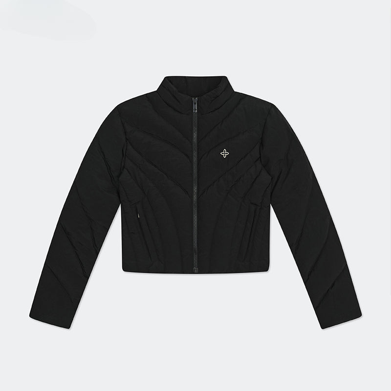 Black & Gray Hurricane Down Jacket - CHINASQUAD