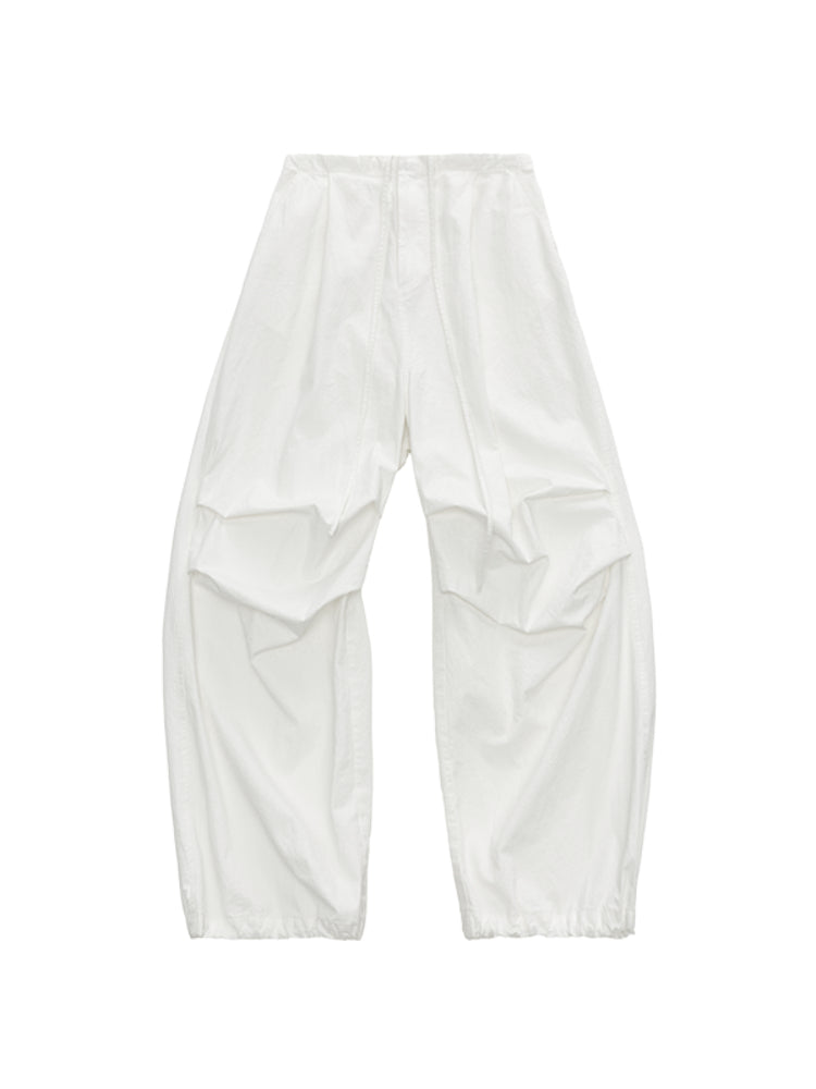 Washed - Distressed Balloon Work Pants - CHINASQUAD