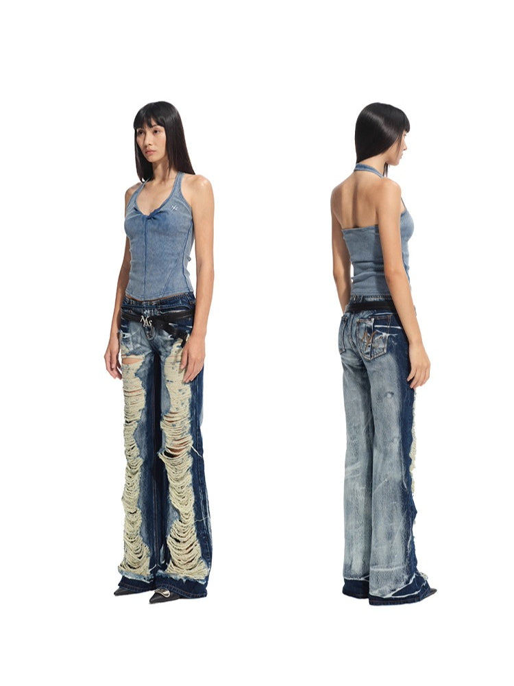 "Feria Series" Volcano Ripped Jeans - CHINASQUAD
