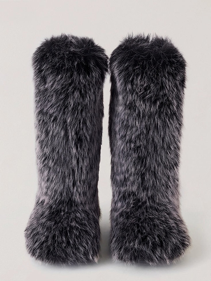 Desert Cross Shearling Hunter Boots