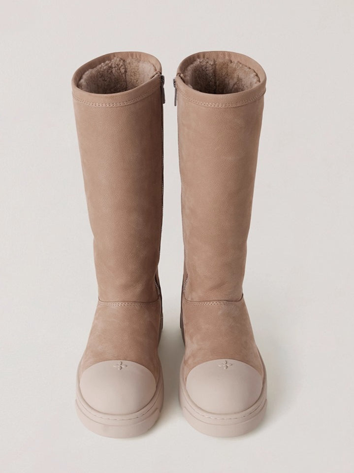 Cross Relic Sherpa Leather Mountain Boots