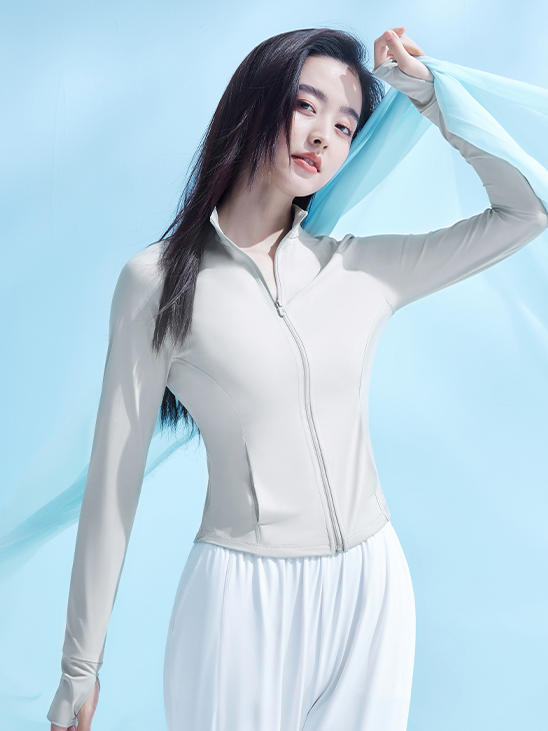 Ice Waves Sunscreen Slim Fit Jacket - CHINASQUAD