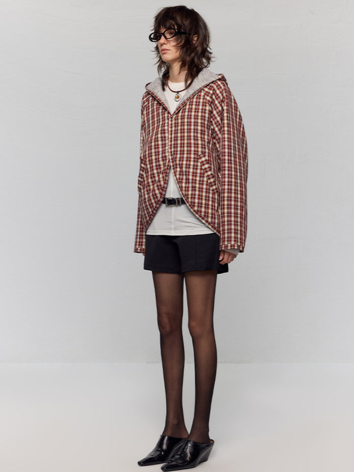 Original Plaid Wool Turtleback Jacket - CHINASQUAD