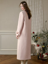 Plush Pink Wool Lamb Coat - CHINASQUAD