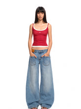 Fake Two-Piece Color-Block Splicing Vest - CHINASQUAD