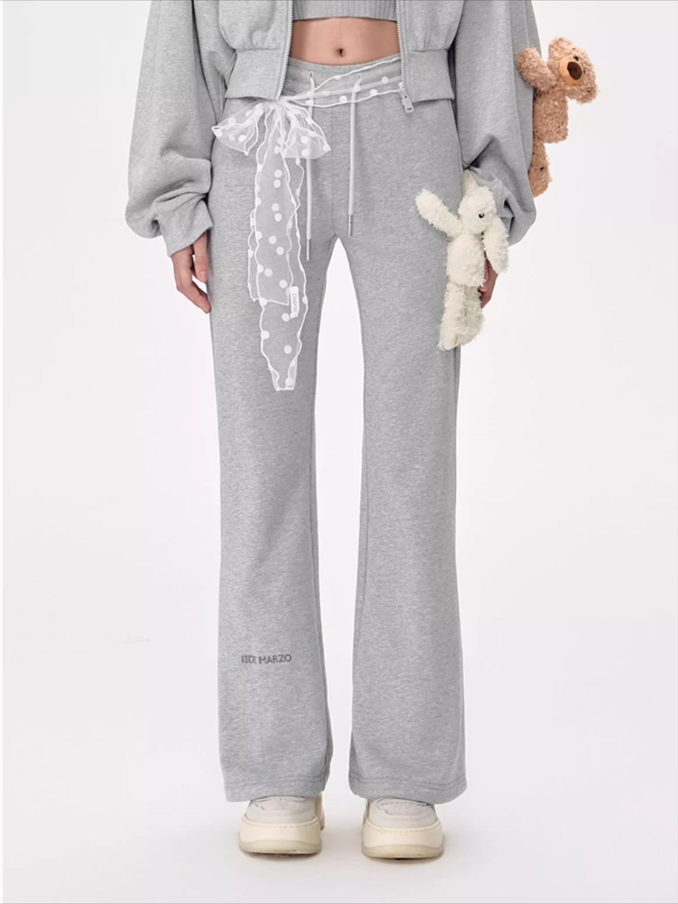 Essential Flared Casual Trousers