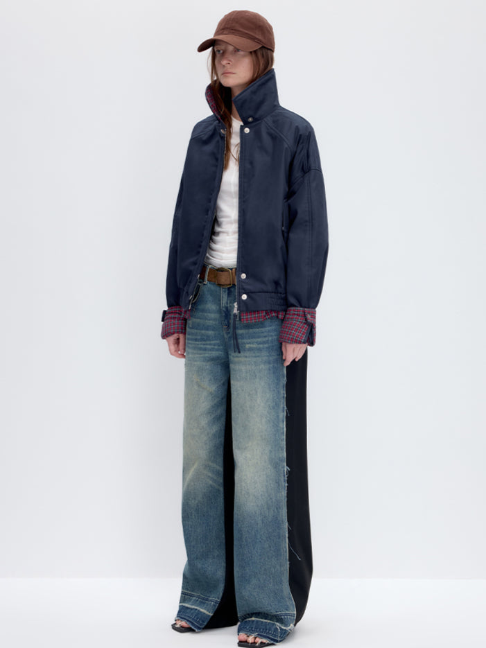 Vintage Patchwork TR Fabric Jeans - CHINASQUAD