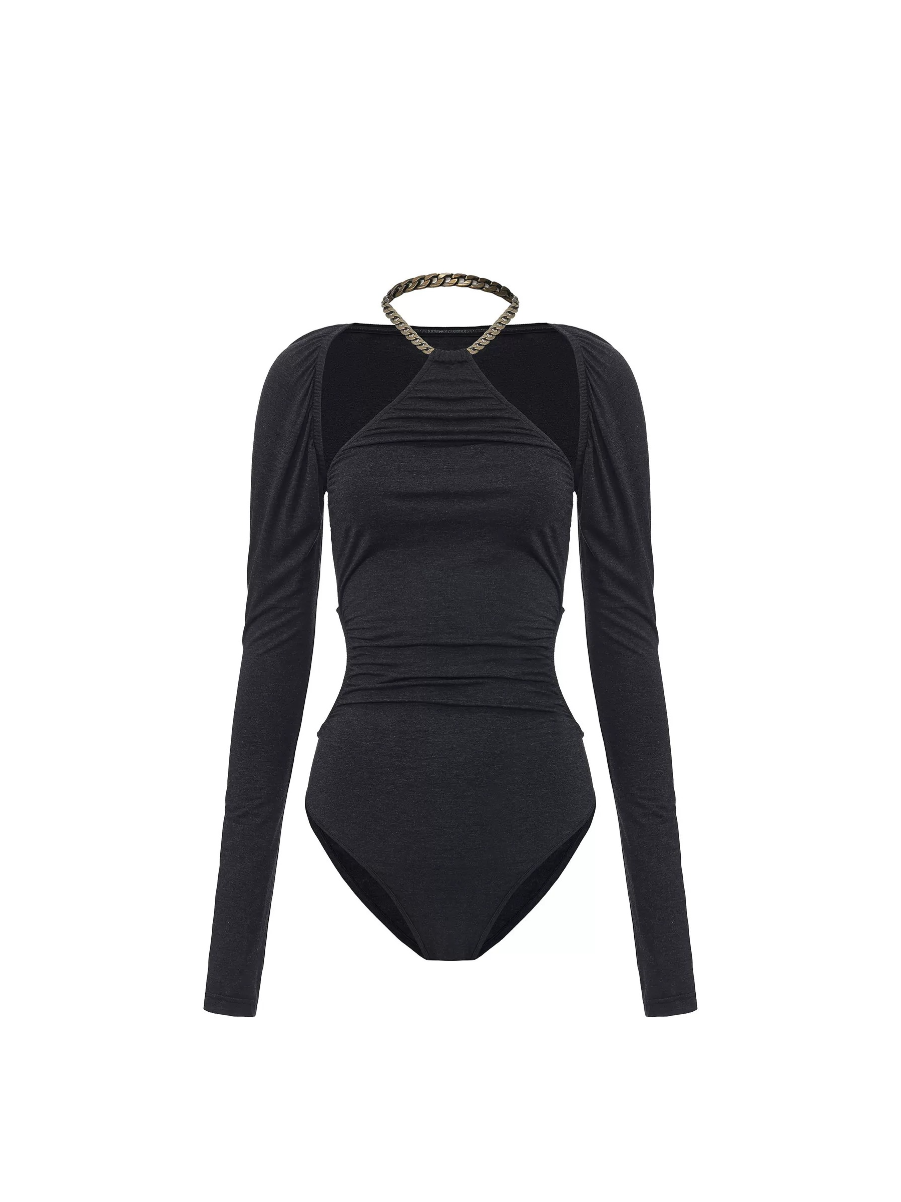 Y2K Convertible Halter Layered Two-Piece Top