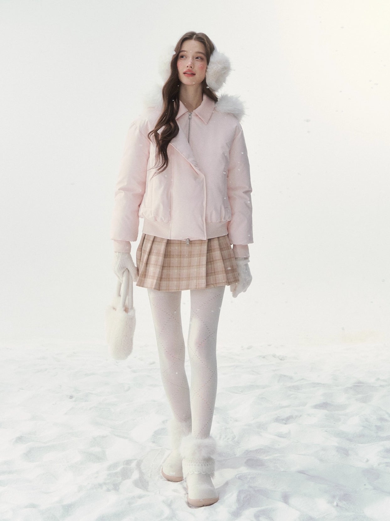 Faux-Fur Collar Down Jacket