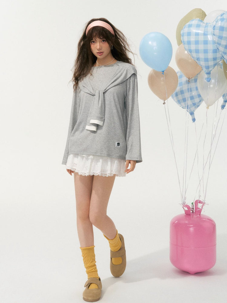 Lazy Style Layered Sun Protection Top - CHINASQUAD