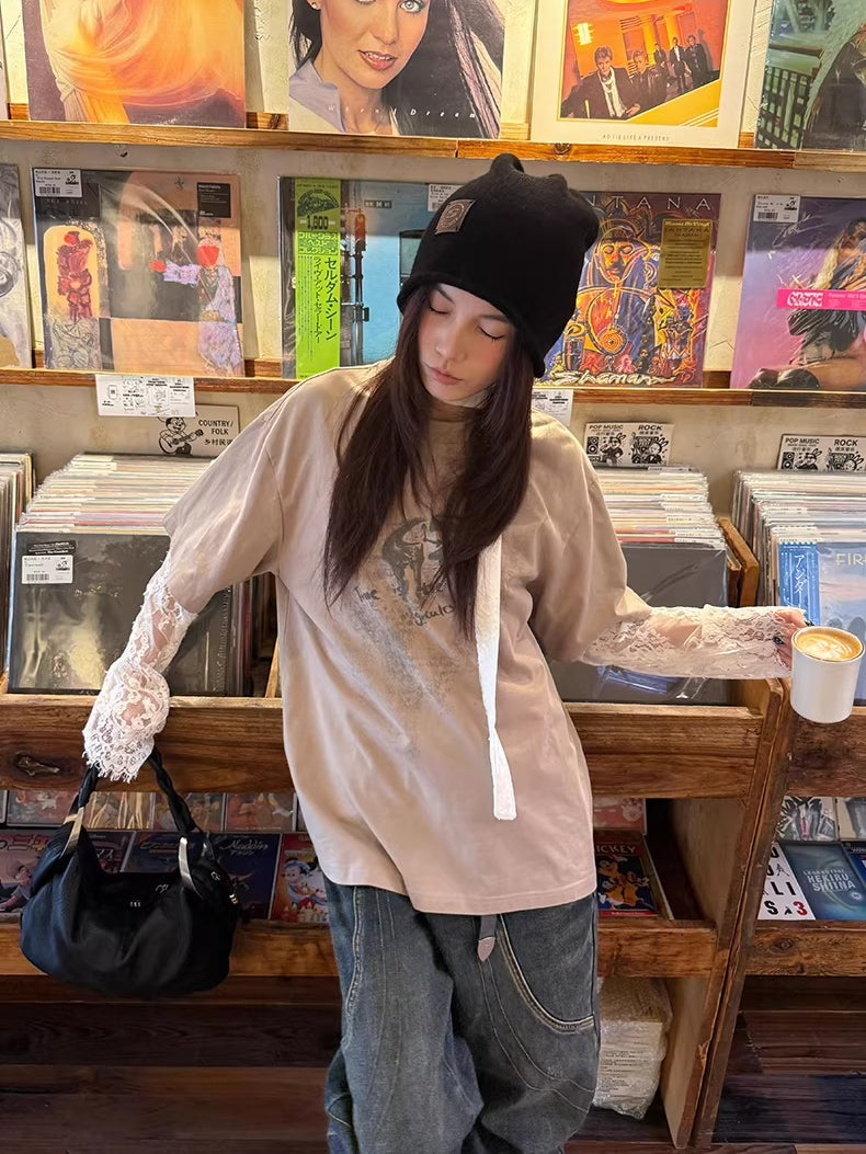 Rolled-Edge Single-Layer Wool Beanie