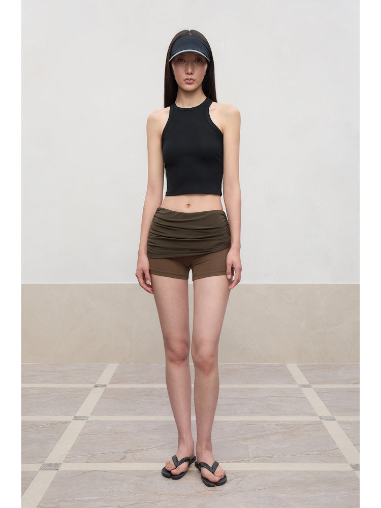 High Elastic Sleeveless I-Back Vest