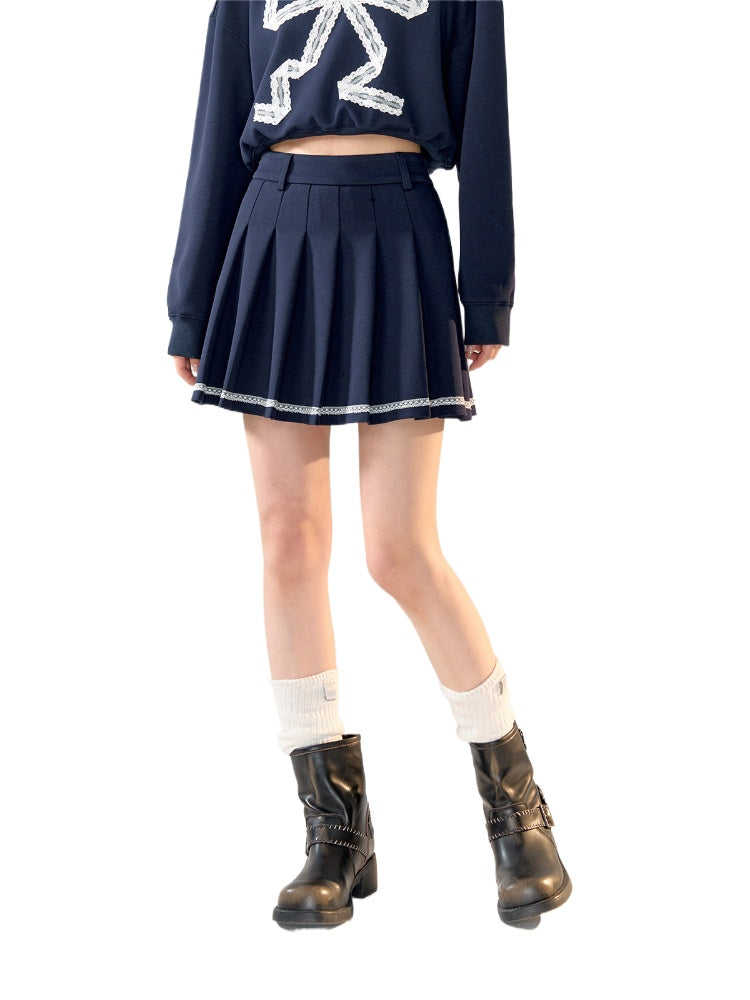 Lace Bow Skirt - CHINASQUAD