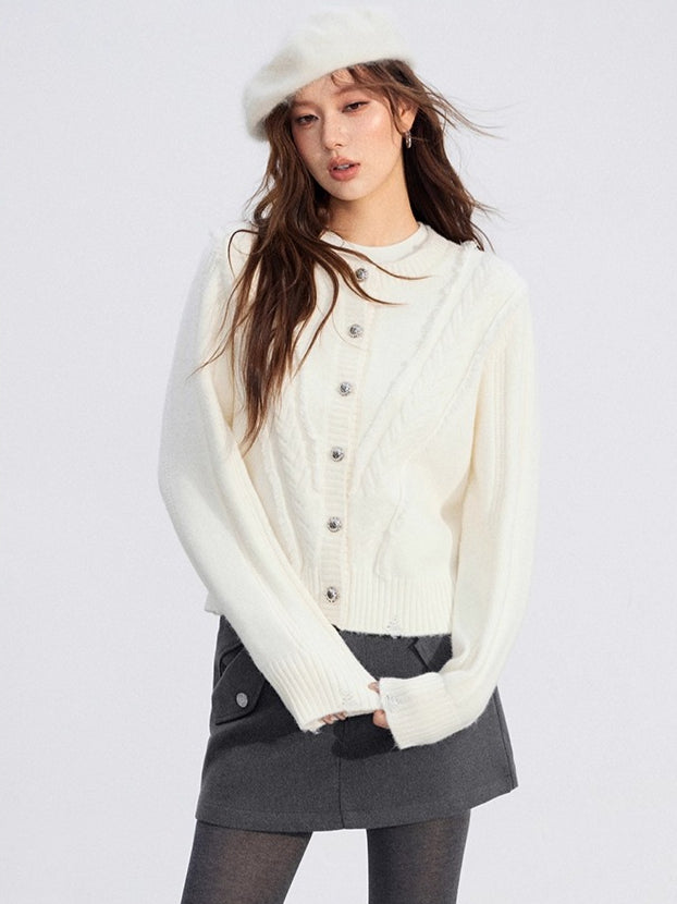 Soft Plush Cable-Knit Sweater