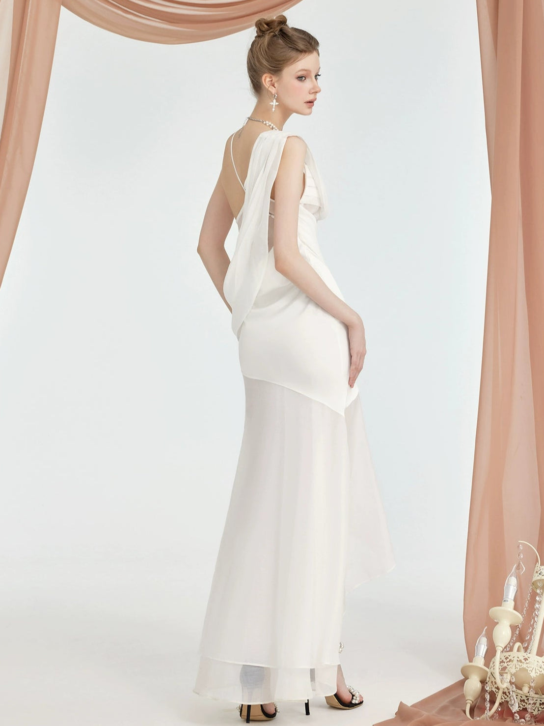 Ayla Slit Full-Skirt Dress - CHINASQUAD