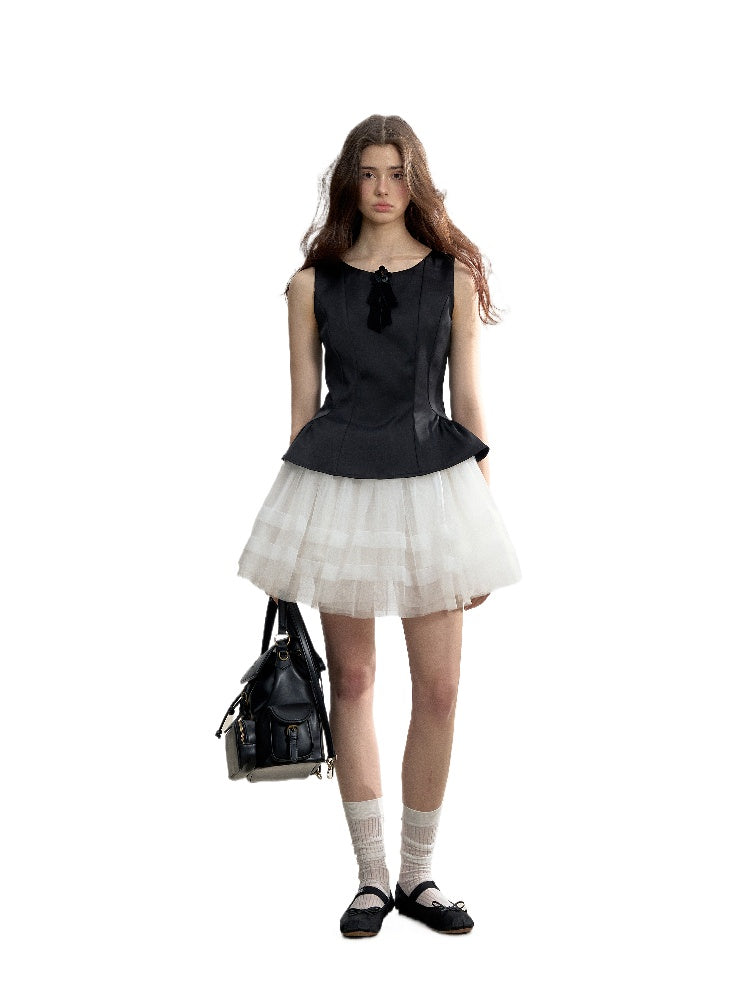 Satin Lace Ballet Dress - CHINASQUAD