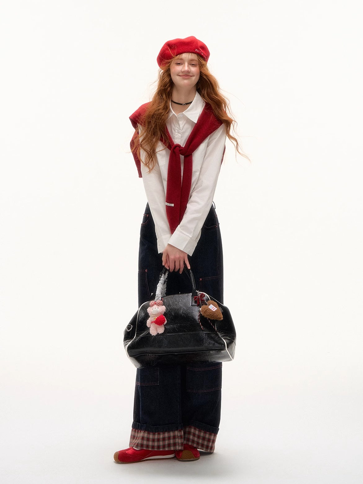 Solid Knit Tie-Front Shoulder Shawl - CHINASQUAD