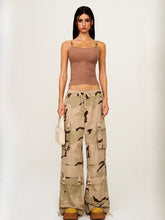 Cross-Flower All-Over Print Sports Camisole - CHINASQUAD