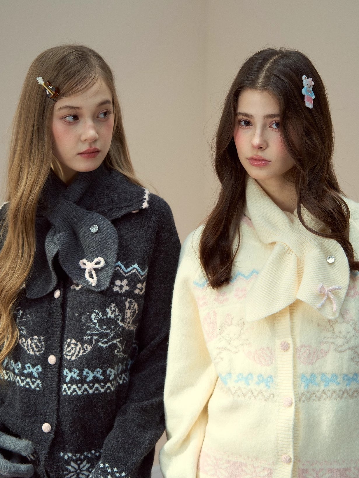 100% Wool Bow Scarf - CHINASQUAD