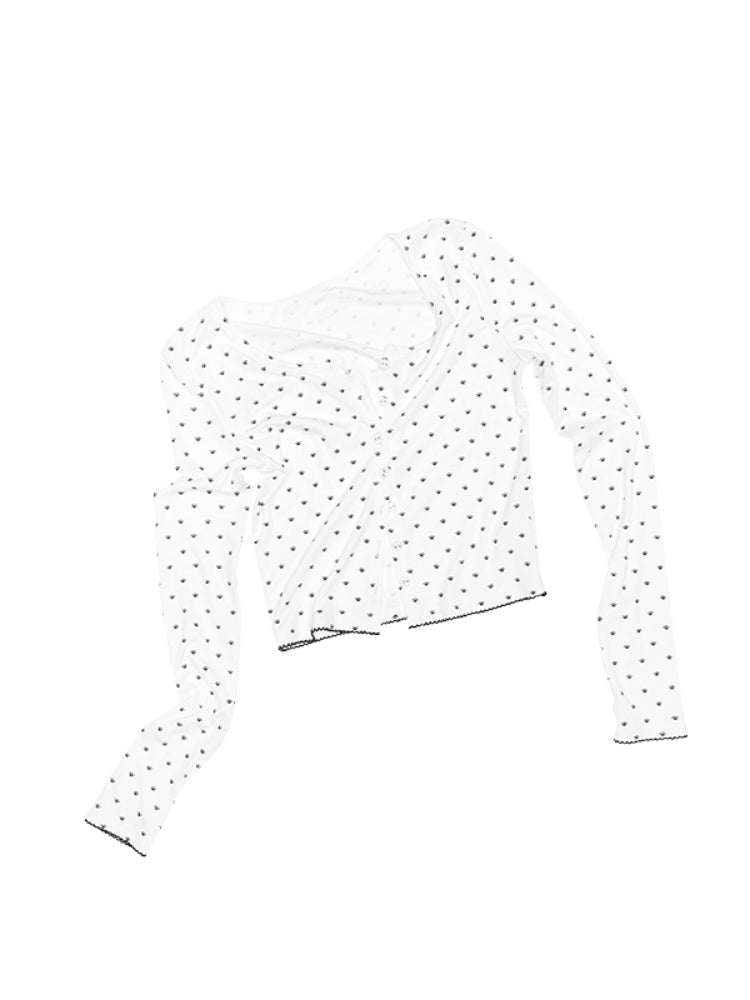 Cat Paw Trim Cardigan & Skirt Set - CHINASQUAD