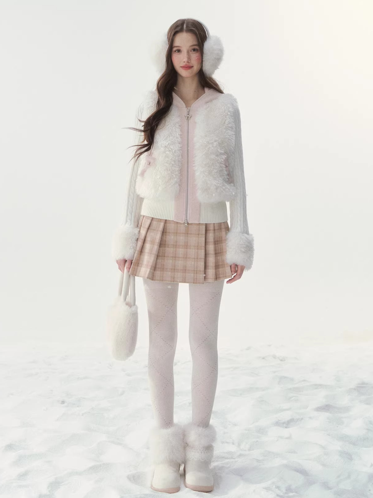 Vintage Patchwork Warm Knit Jacket