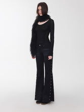 Textured Jacquard Knit Round-Neck Sweater - CHINASQUAD