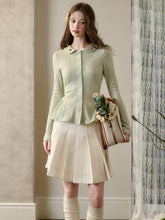 Handcrafted Floral Knit Sweater Blouse - CHINASQUAD