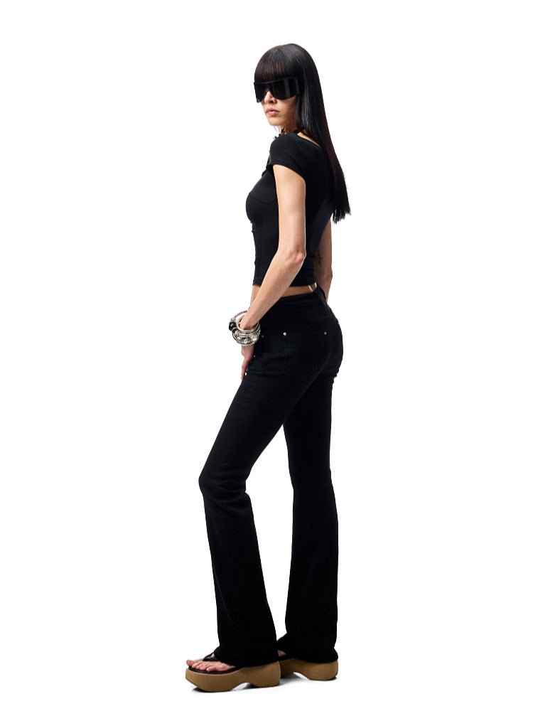 Knot-Pleated Slim-Fit Acetate T-shirt - CHINASQUAD